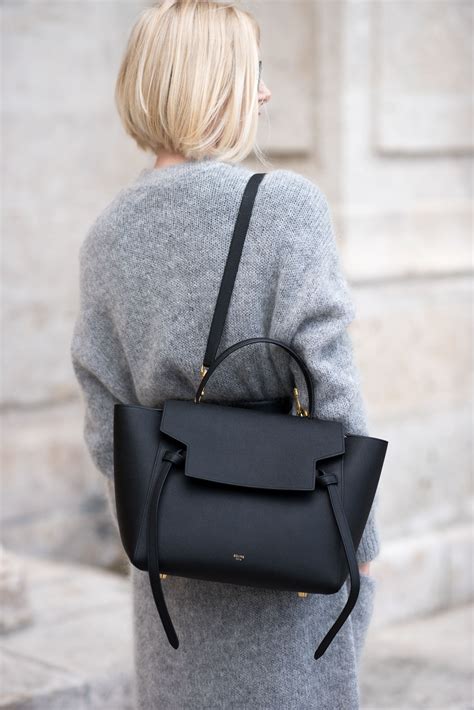 celine belt tote bag|Celine belt bag street style.